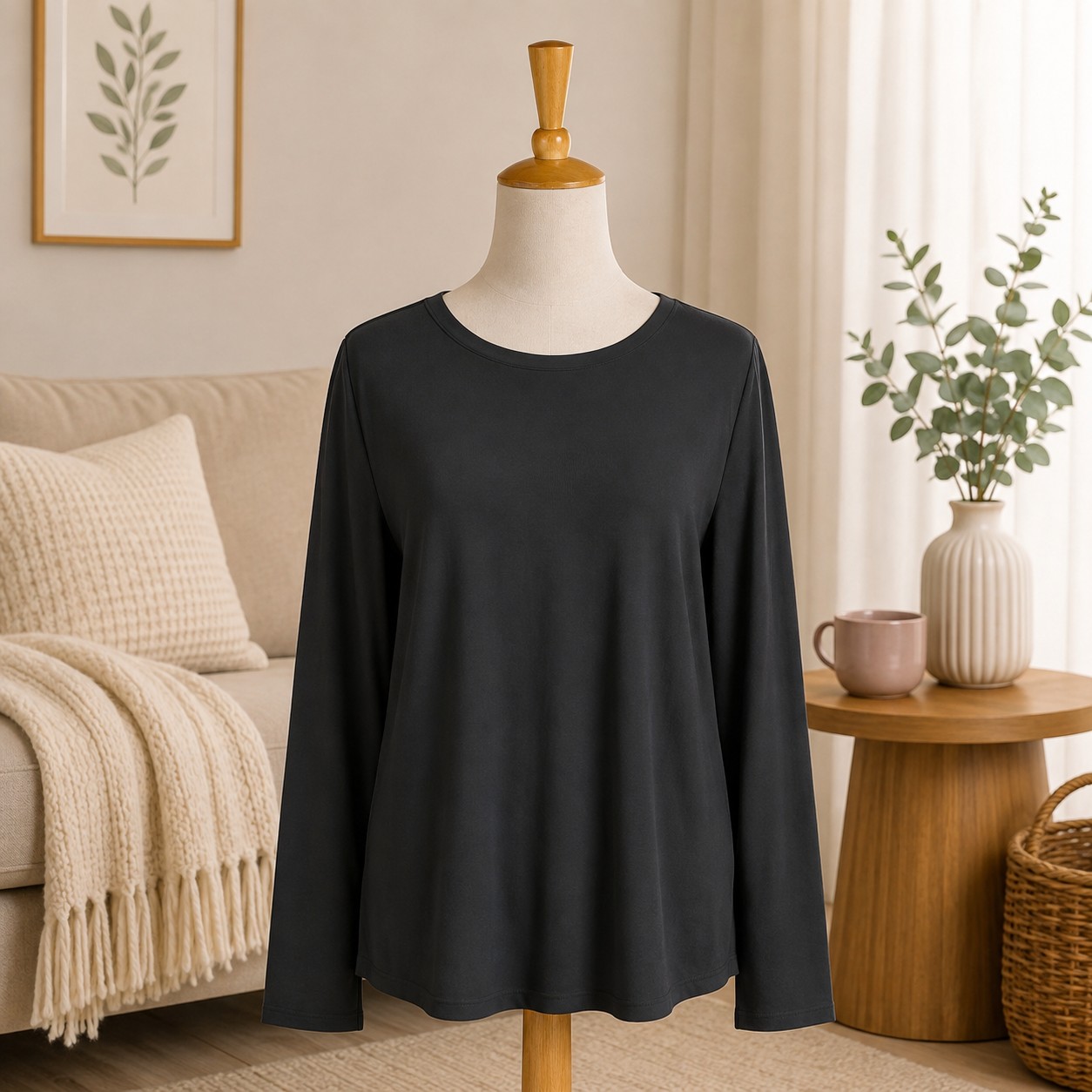 Black Long Sleeve Shirt